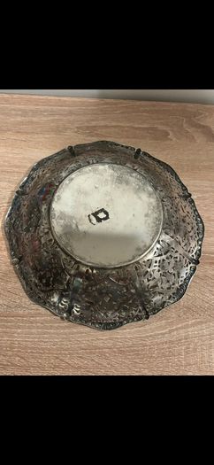 Vintage Silver Plated Ornate Bowl