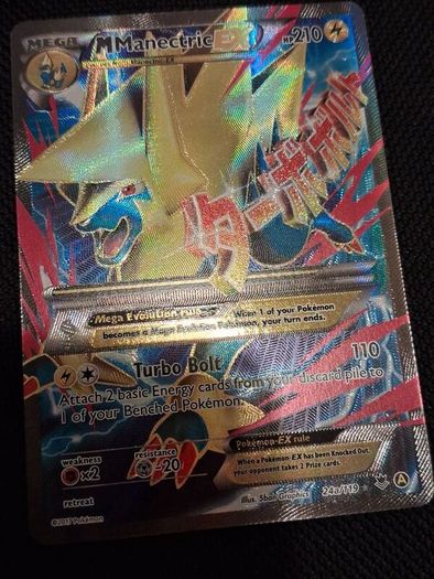 Pokemon Card : Mega Manectric Ex 24a