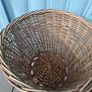 Vintage Wicker Waste Basket Image 2