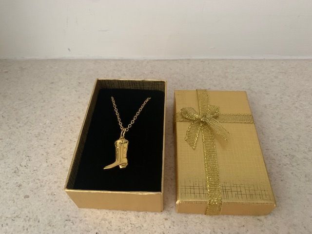 Cowboy Boot Necklace