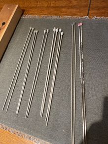 metal knitting needles selection