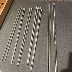 metal knitting needles selection