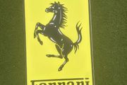 Large Ferrari Aluminium Sign