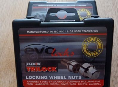 Evo locks -  Locking wheel nuts - one set
