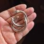 Simple Silver tone earrings Image 2