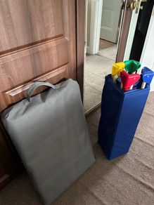 travel cot and mattress