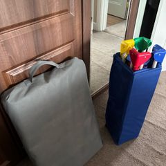 travel cot and mattress