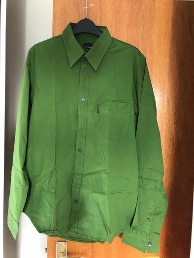 green colour tee shirt
