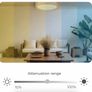 Bohemia Smart LED ceiling light, Rattan design, 3W speaker, RGBIC Image 10