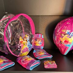 Disney Bike helmet & Kneepad Protection with Bag