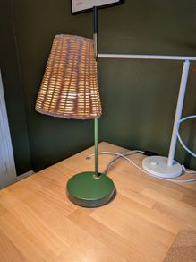 Rattan Desk Lamp
