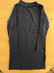 Patagonia Womens Mount Sterling Organic Cotton French Terry Dress Blue M