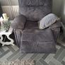 3 grey  seater reclining Sofa plus 2 armchairs recliner Image 2