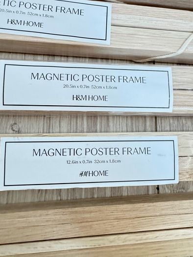 Set of 8 Magnetic Poster Frames