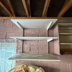 2 x wall mounted Shelving system