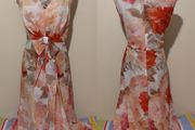 Casting Floral A Line Midi Occasion Dress,