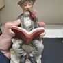 Vintage Porcelain Gentleman Reading Figurine Image 6