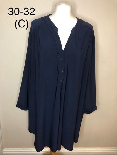 Yours heavy navy blouse (size 30)
