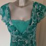 S.Oliver floral white green midi dress size UK12 EU40 Perfect condition Postage included Image 5