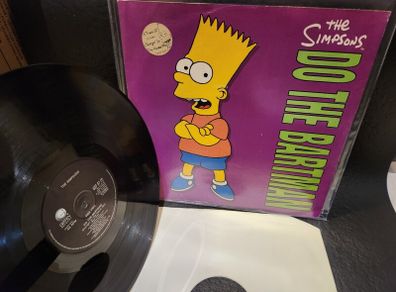 Do The Bartman Simpsons 12 inch Vinyl Record 1990 with Hype Label