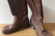 loblan authentic vintage biker boots size 38 womens