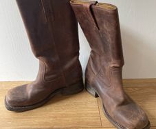 loblan authentic vintage biker boots size 38 womens