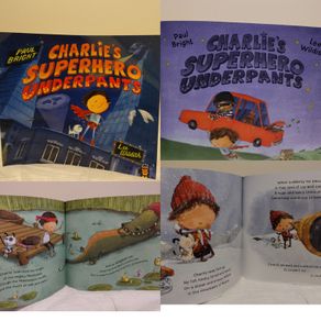 Charlie,s Superhero Underpants Story Book By Paul Bright
