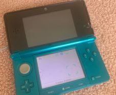 nintendo 3ds aqua blue