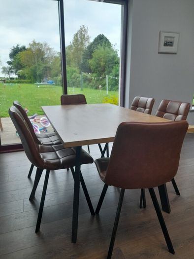 Wooden Rectangular Dining Table from Harvey Norman