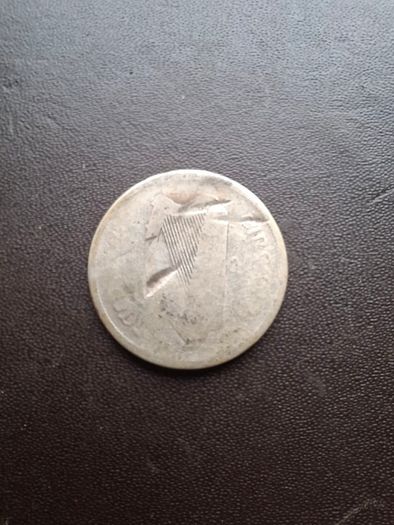 Irish Republic. Silver Florin (1928) Damaged