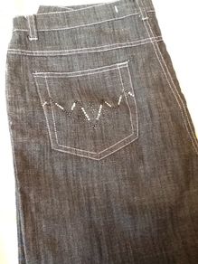 3/4 length park denim pants