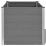 Garden Raised Bed WPC 100x100x91 cm Grey Image 10