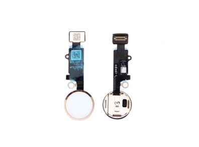 For iPhone 7 / iPhone 7 Plus Home Button Fingerprint Touch ID Flex Cable Gold - FHT08IPHB