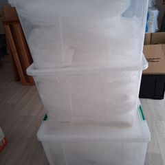 Storage Boxes and Bubble Wrap