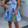 asos mini floral dress Image 5