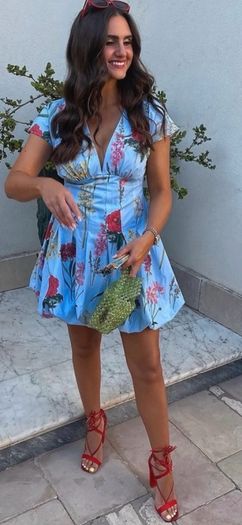 asos mini floral dress