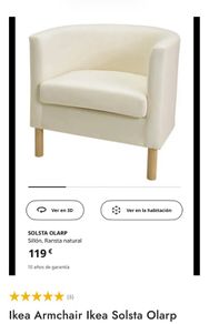 Ikea Cream Tub Chair in Great Condition