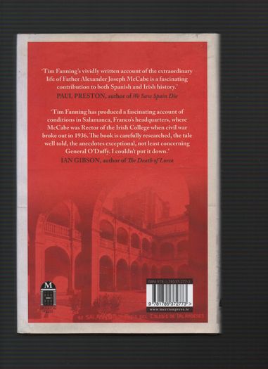 The Salamanca Diaries. Father McCabe And The Spanish Civil War. Tim Fanning