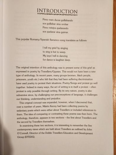 Travlers. Black Stones Around The Green Shamrock.  A Poetry Anthology  By And About Travlers. Compiled By Michael O'reilly And Mairin Kenny. First Edition Paperback In Good Condition.
