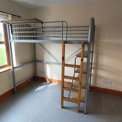 Bunk Bed Metal Frame with Matress