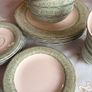 Royal Doulton Linen Leaf China Set-1980s Fine Dining Service Image 5