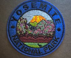 Yosemite national park, cloth patch.