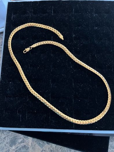 Gold tone JJ necklace