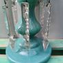 Victorian Glass Lustre Vase Image 9