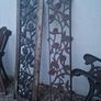 matching garden bench cast iron + backs. Image 4