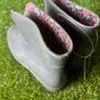 Grey Ankle Wellies Brand New Size 6.5 Image 4