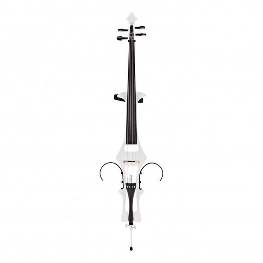 Gear4music White Electric Cello 4/4 Barely Used