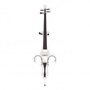 Gear4music White Electric Cello 4/4 Barely Used