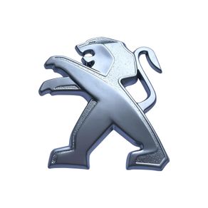 Metal Car Logo Front Emblem Rear Trunk Badge Sticker for Peugeot 207 307 107 407 507 508 408 308 206 406 5008 3008 Accessories