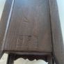 Antique Hand Carved Tall wooden Trinket Image 9